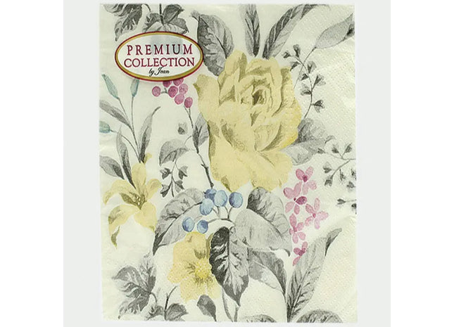 Pastell-Rosa Premium Servietten, 20 Stück, 33x33 cm - Elegante Tischdekoration TK Gruppe® Grosshandel 