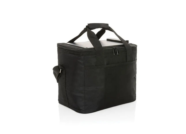 Pedro AWARE™ RPET Deluxe Cooler mit 5W Solarpanel - Schwarz: Stilvoll, Praktisch, Nachhaltig TK Gruppe® Grosshandel 
