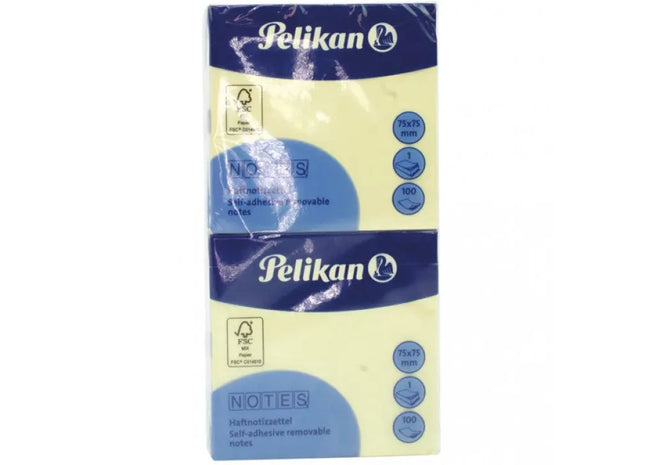 Pelikan Haftnotizen 75x75mm, 100 Blatt, Leuchtend für Organisation TK Gruppe® Grosshandel 