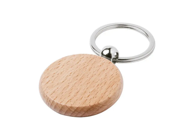 Pelton Runder Schlüsselanhänger - Natürliches Design, Kreisform TK Gruppe® Grosshandel 