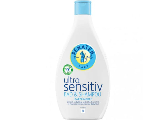Penaten Ultra Sensitiv Bad und Shampoo 400ml – Sanfte Hautpflege für Babys TK Gruppe® Grosshandel 