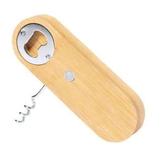Perring Flaschenöffner in Natur – Ökologisch & Stilvoll, Ideal für umweltbewusste Haushalte, 100mm TK Gruppe® Grosshandel 