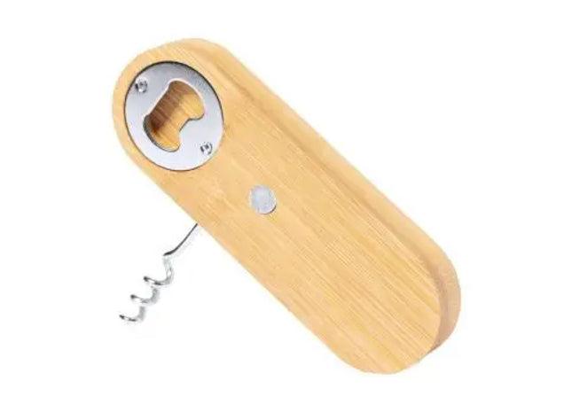 Perring Flaschenöffner in Natur – Ökologisch & Stilvoll, Ideal für umweltbewusste Haushalte, 100mm TK Gruppe® Grosshandel 