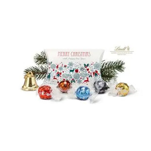 Personalisierbare Lindor Weihnachtstasche – Ideal als süßes Präsent & Werbegeschenk TK Gruppe® Grosshandel 