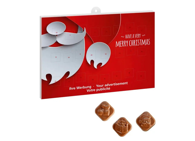 Personalisierbarer Klassik Schoko-Adventskalender BASIC, Standardmotiv TK Gruppe® Grosshandel 