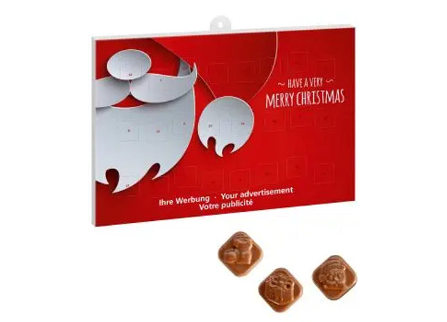 Personalisierbarer Klassischer Schoko-Adventskalender Basic mit Motiv TK Gruppe® Grosshandel 