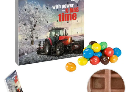 Personalisierbarer reinpapier Mini-Adventskalender mit M&M's Crispy TK Gruppe® Grosshandel 
