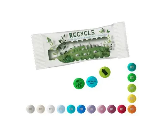 Personalisierte M&M's im Papiertütchen – Mit Ihrem Design TK Gruppe® Grosshandel 