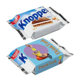 Personalisierter Knoppers Einzelriegel mit Wunschdruck - Perfekt als Geschenk TK Gruppe® Grosshandel 