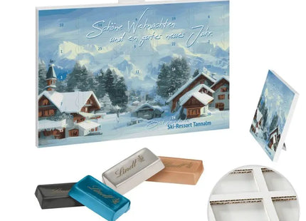 Personalisierter Lindt Naps Schokoladen Adventskalender im A5-Format TK Gruppe® Grosshandel 
