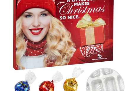 Personalisierter Premium-Adventskalender mit Lindt Lindor Mix TK Gruppe® Grosshandel 