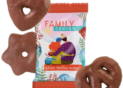 Personalisierter Schoko-Lebkuchen-Mix - Festliche Leckerei mit individuellem Druck TK Gruppe® Grosshandel 