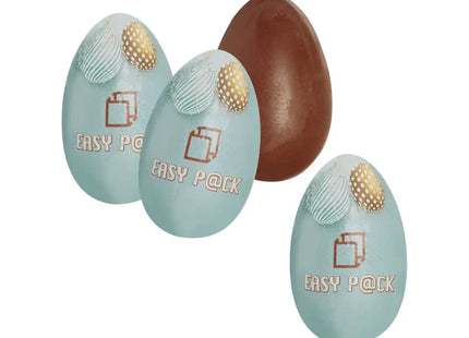 Personalisiertes Schoko-Osterhohl-Ei mit individuellem Druck TK Gruppe® Grosshandel 