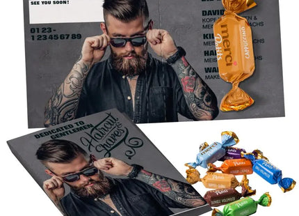 Persönliches Süßigkeiten-Briefchen mit merci Petits, inklusive individuellem Druck TK Gruppe® Grosshandel 