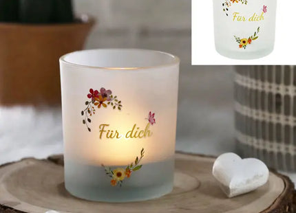 Persönliches Windlicht, Mittel, Ca. 10cmH TK Gruppe® Grosshandel 