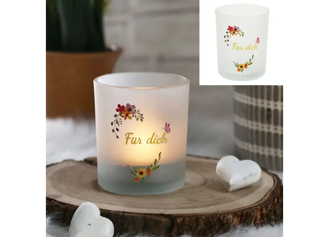 Persönliches Windlicht, Mittel, Ca. 10cmH TK Gruppe® Grosshandel 