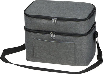 Perth RPET Cooler Bag - Anthrazit: Stilvoll, Umweltfreundlich, Praktisch - Frische unterwegs TK Gruppe® Grosshandel 