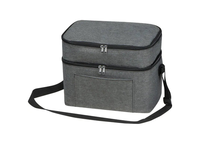 Perth RPET Cooler Bag - Anthrazit: Stilvoll, Umweltfreundlich, Praktisch - Frische unterwegs TK Gruppe® Grosshandel 