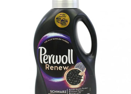 Perwoll Renew 1.375L Black & Fiber Waschmittel - 25 Waschladungen für Dunkles TK Gruppe® Grosshandel 