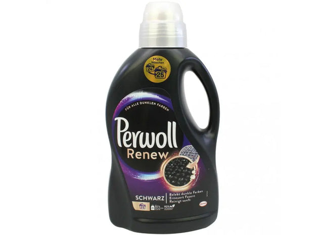 Perwoll Renew 1.375L Black & Fiber Waschmittel - 25 Waschladungen für Dunkles TK Gruppe® Grosshandel 