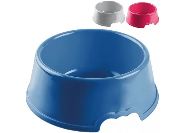 Pet Dish 0.4L Capacity - Circular Dog Bowl 15x5.5cm for Small Pets - Durable and Compact TK Gruppe® Grosshandel 