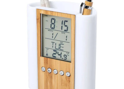 Petrox Vielseitiger Stifteorganizer in Weiß-Natur - Schreibtisch Accessoire TK Gruppe® Grosshandel 