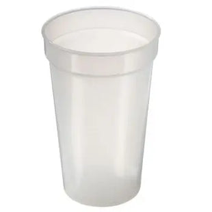 Pfand Trinkbecher 400ml – Milchig Transparent TK Gruppe® Grosshandel 