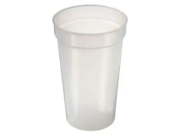 Pfand Trinkbecher 400ml – Milchig Transparent TK Gruppe® Grosshandel 