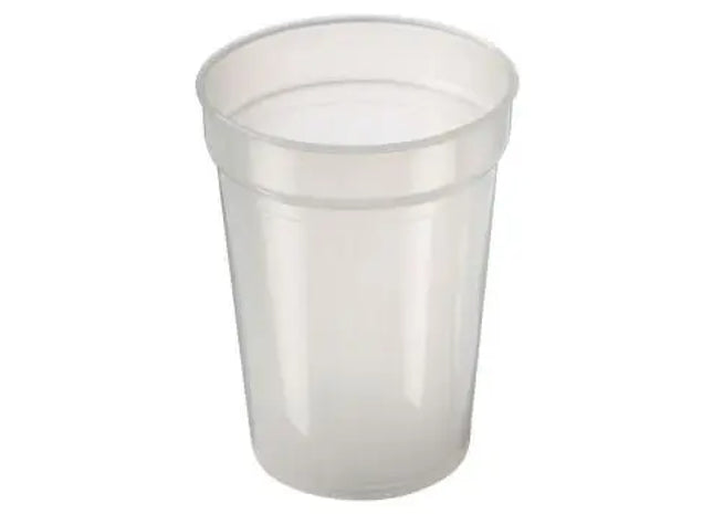 Pfandbecher 300ml – Milchig Transparent TK Gruppe® Grosshandel 