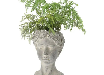 Pflanztopf Frauenkopf, 37 cm hoch – Stilvoller Blumentopf | Moderner Deko-Topf für Zimmerpflanzen TK Gruppe® Grosshandel 