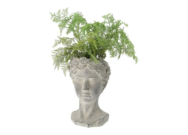 Pflanztopf Frauenkopf, 37 cm hoch – Stilvoller Blumentopf | Moderner Deko-Topf für Zimmerpflanzen TK Gruppe® Grosshandel 