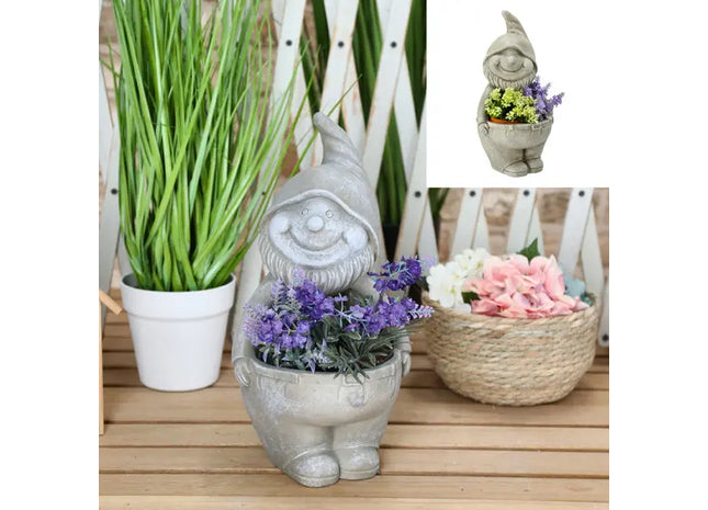 Pflanztopf Gartenzwerg Mann, Höhe 37 cm TK Gruppe® Grosshandel 