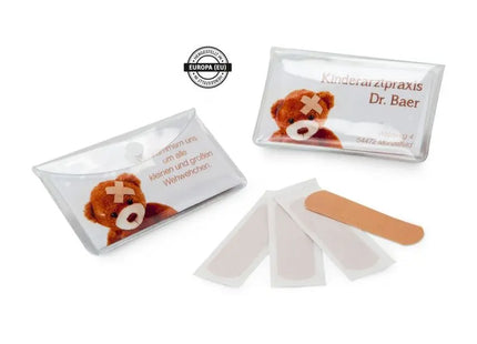 Pflastermäppchen aus PVC – Standardpflaster, kompaktes Erste-Hilfe-Set für schnelle Wundversorgung TK Gruppe® Grosshandel 