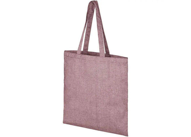Pheebs 7L Einkaufstasche aus recyceltem Material in Heather Maroon Rot TK Gruppe® Grosshandel 