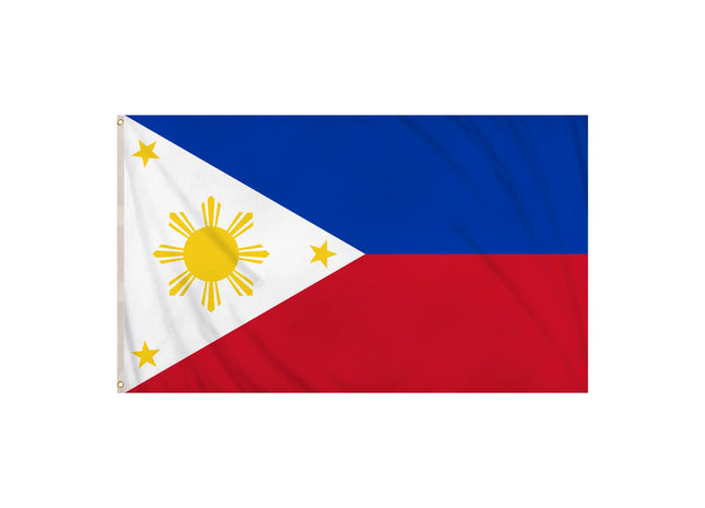 Philippinen-Flagge 5 Fuß x 3 Fuß – große wetterfeste Nationalflagge für draußen und drinnen TK Gruppe® Grosshandel 