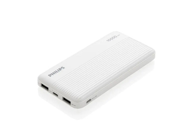 Philips 10.000mAh Schlank-Powerbank in Weiß - Stilvoll und Leistungsstark TK Gruppe® Grosshandel 