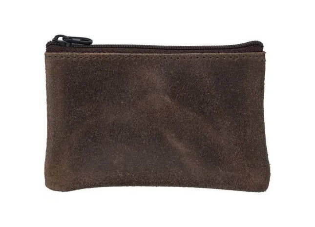 Phillipa Leder Schlüsseletui - Braun, Elegante Kompakte Schlüsseltasche TK Gruppe® Grosshandel 