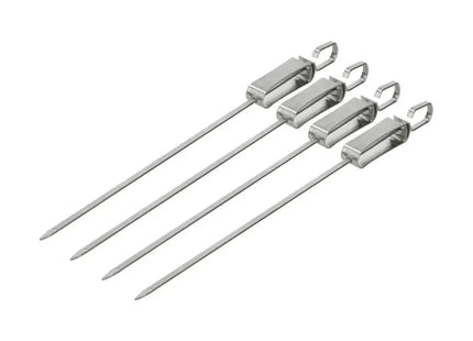 Picante Premium Grillspieße, 4er-Pack – Edelstahl in Silber TK Gruppe® Grosshandel 
