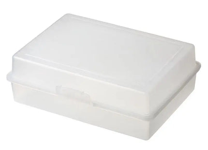 Picknick Vorratsdose, Transparent-Milchig – Ideal für Ausflüge & Freizeit TK Gruppe® Grosshandel 
