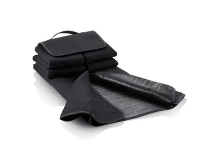 Picknickdecke in Schwarz - Robustes Outdoor-Tuch, wasserabweisend TK Gruppe® Grosshandel 