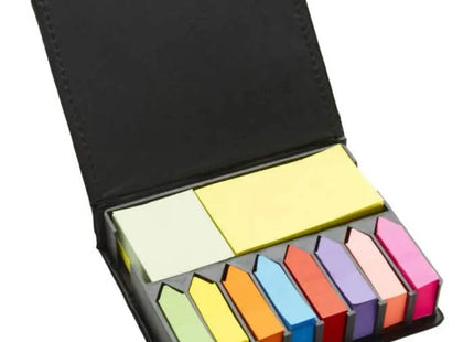 Pierce PU-Haftnotizen-Set: Organisieren Sie sich stilvoll mit diesen praktischen Notizblöcken in einem eleganten Etui TK Gruppe® Grosshandel 