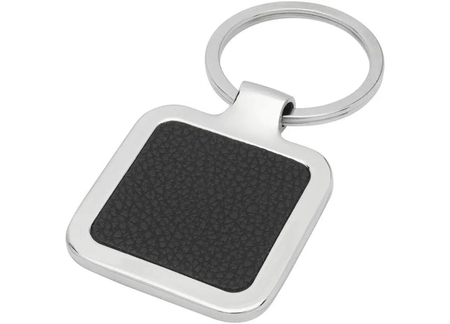 Piero Square Keychain - Laser-Engravable Faux Leather - Stylish and Durable Design TK Gruppe® Grosshandel 