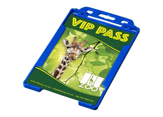 Pierre Blauer Kunststoff-ID-Halter, Ausweiszubehör TK Gruppe® Grosshandel 