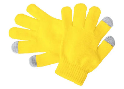 Pigun Kinder-Touchscreen-Handschuhe in Gelb-Grau – Warm & Interaktiv TK Gruppe® Grosshandel 