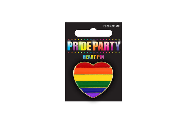 Pin mit stolzem Herzen, 3cm – Ideal für Jacken und Rucksäcke TK Gruppe® Grosshandel 