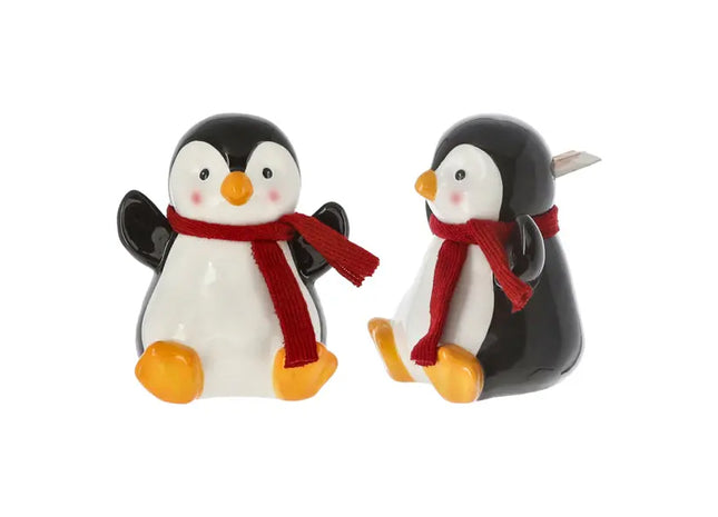 Pinguin-Spardose mit Schal, ca. 13x16 cm – Niedlicher Sparfreund TK Gruppe® Grosshandel 