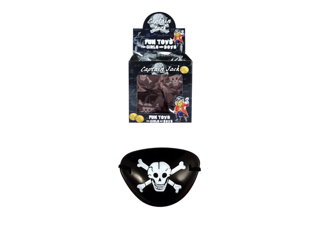 Piraten Augenklappe, 8 cm – Kostümzubehör für Kinder und Erwachsene TK Gruppe® Grosshandel 