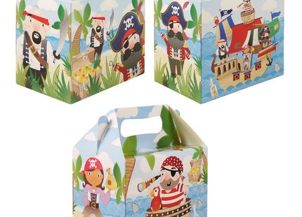 Piraten-Lunchbox für Kinder, 14L x 9,5B x 12H cm, Bento-Box in 3 Designs TK Gruppe® Grosshandel 