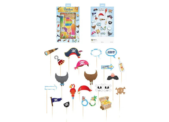Piraten-Regeln legen verschiedene Designs mit Stick fest – Partydekorationen für Kinder TK Gruppe® Grosshandel 