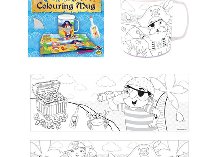 Piratenbecher, Farbwechsel, 2 Designs, Kinderfreundlich, Magischer Kaffeebecher TK Gruppe® Grosshandel 